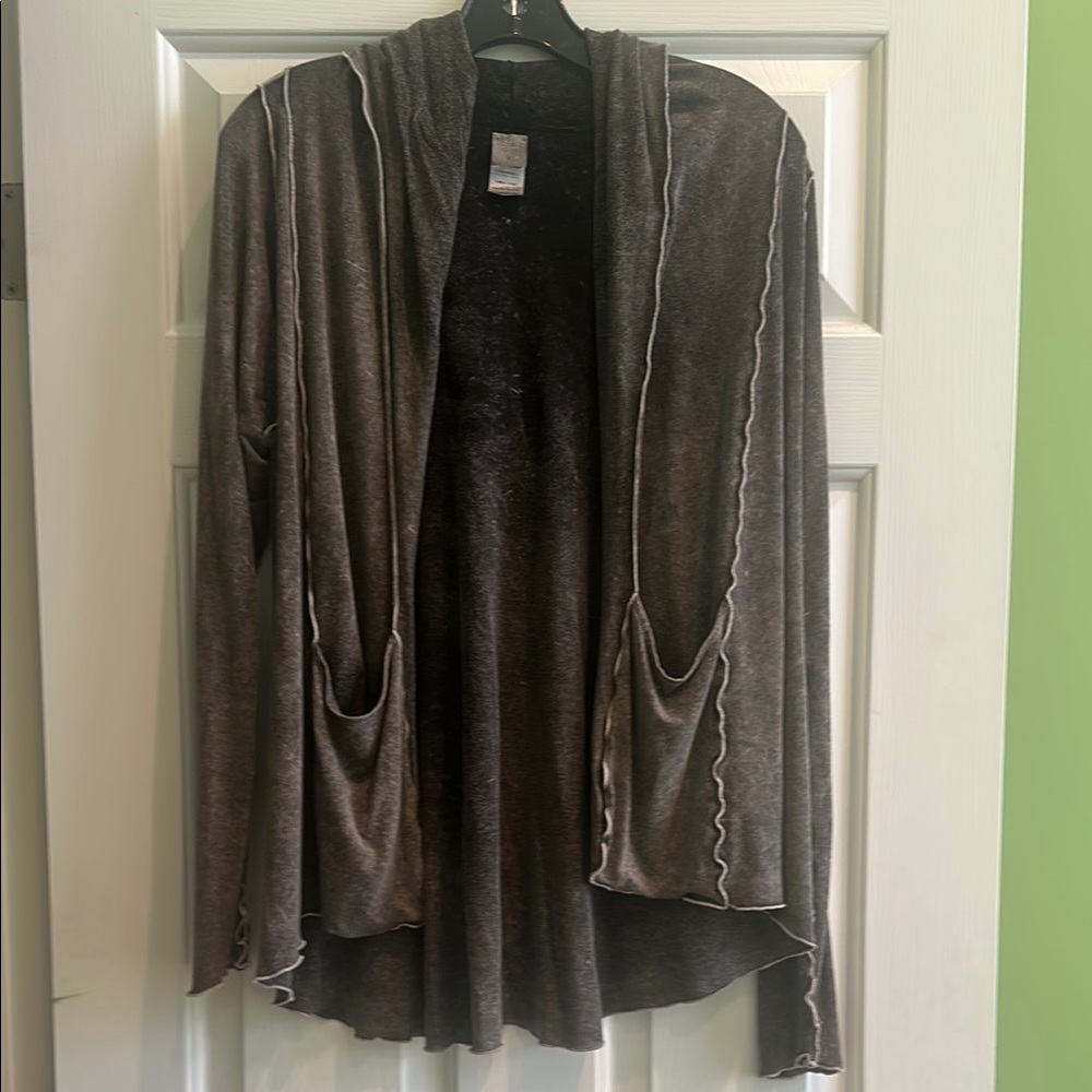 Bamboo Garment Dyed Boho Cardigan